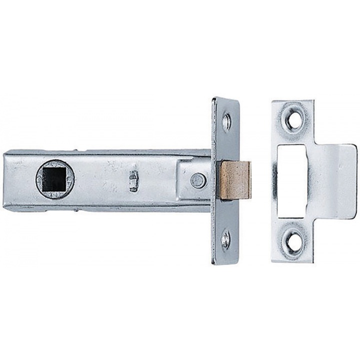 Dale Tubular Mortice Latch Nickel Plated 76mm