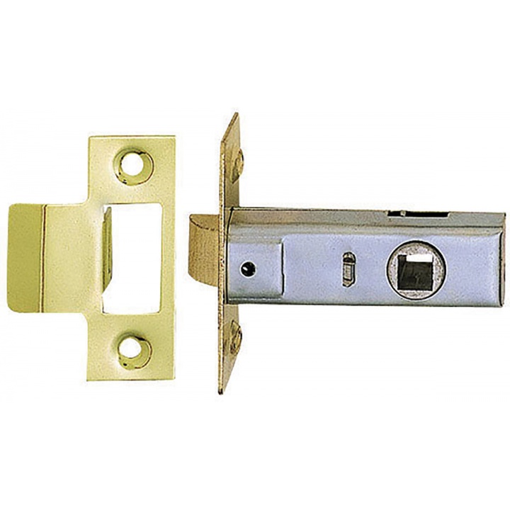 Dale Tubular Mortice Latch Brass Plated 63mm (PK 5)