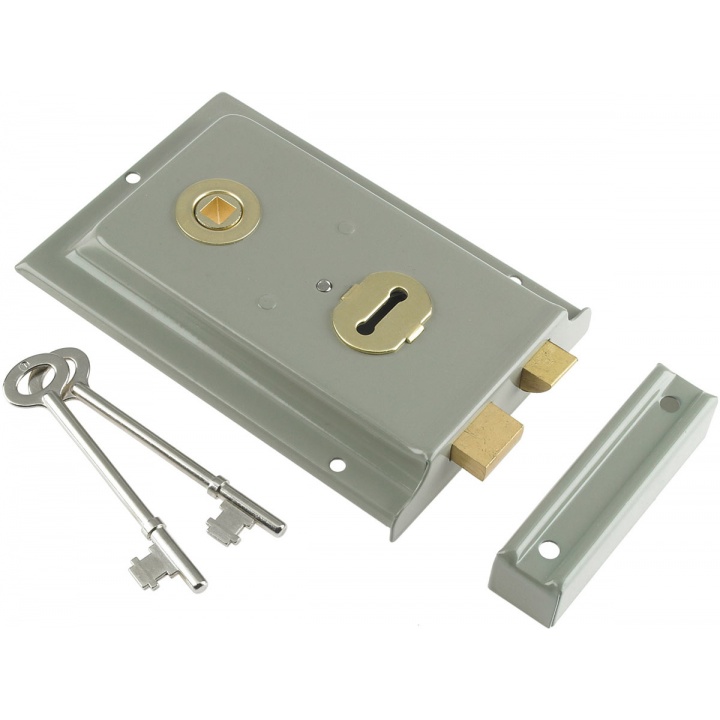 Yale P334 Rim Lock Grey 156 x 104mm