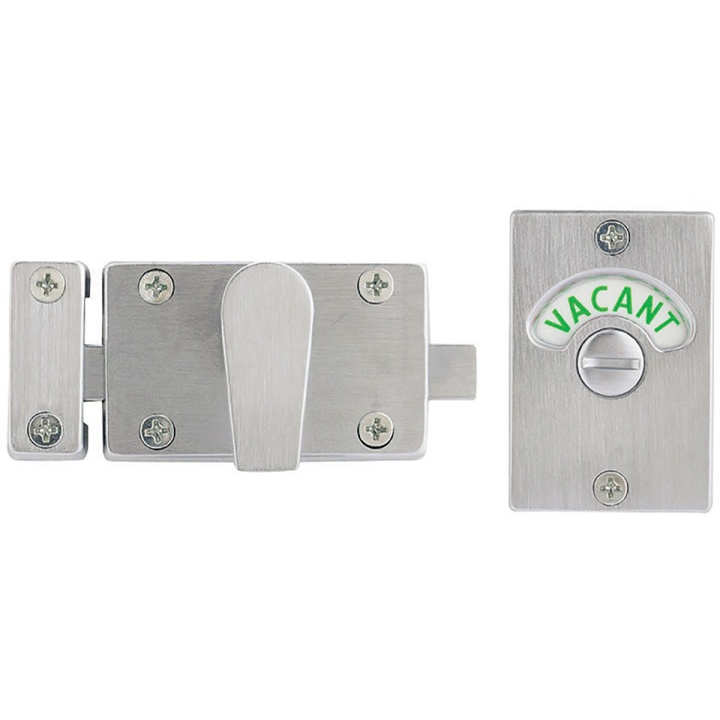 Bathroom Indicator Bolt Satin Nickel Plated