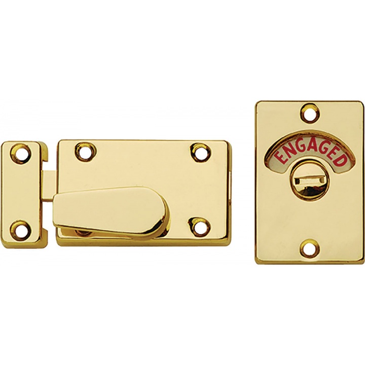 Bathroom Indicator Bolt Brass Plated