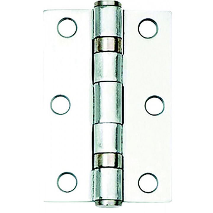 Ball Bearing Butt Hinges Satin Chrome 76mm x 50mm (PK 2)