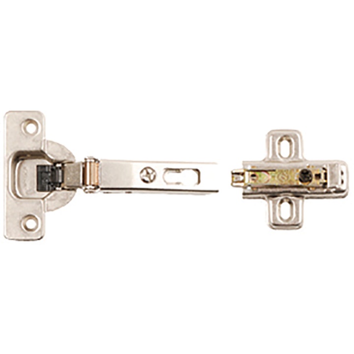 Soft Close Sprung 90° Kitchen Hinges Silver 35mm Pack 2