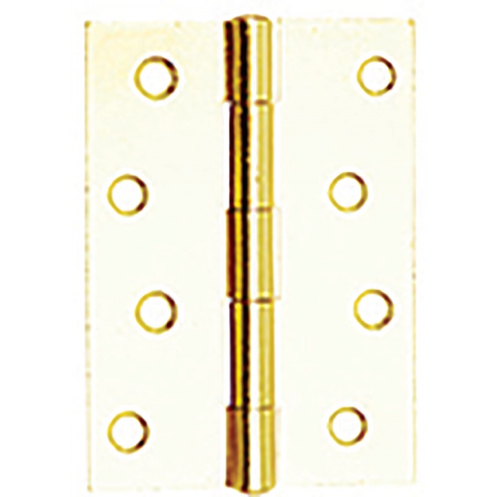 Butt Hinges Brass Plated 100mm (PK 2)