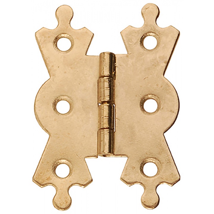 Fancy Hinges Brass Plated 50mm (PK 2)