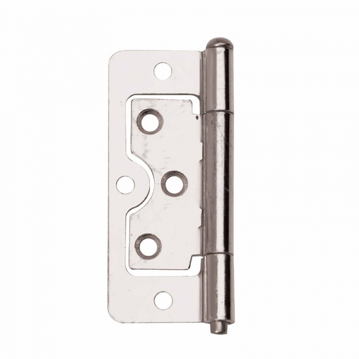 Flush Hinges Bright Zinc Plated 50mm Pack 2