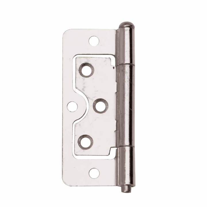 Flush Hinges Bright Zinc Plated 50mm Pack 2