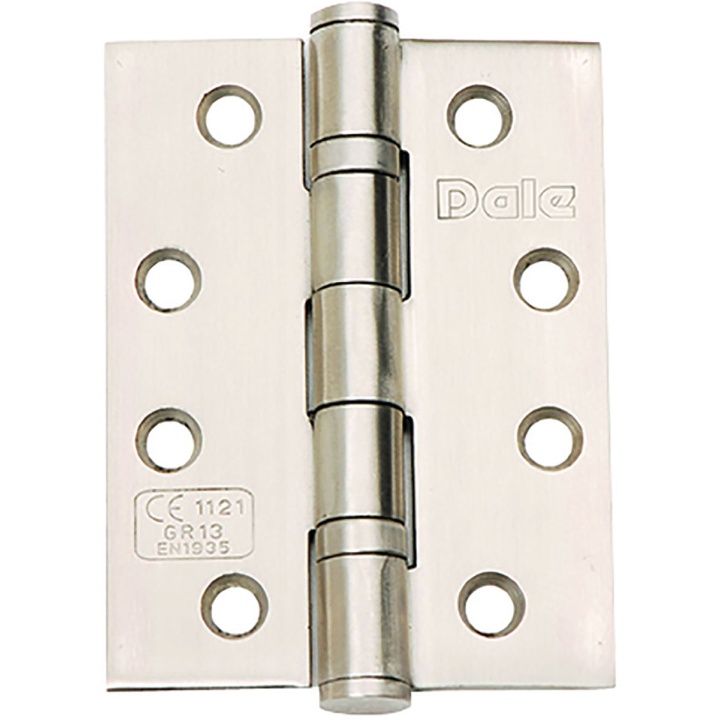 Class 13 Fire Door Hinges Satin Stainless Steel 100mm Pack 3 Selco