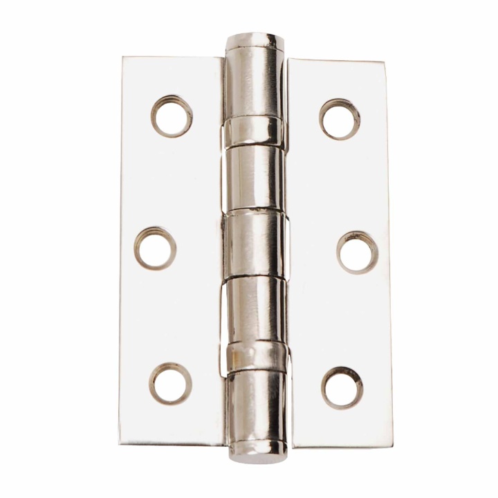 Ball Bearing Butt Hinges Polished Stainless Steel 76mm Pack 24