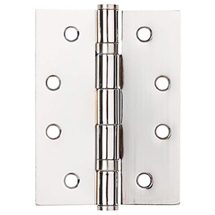 Ball Bearing Butt Hinges Polished Chrome 100 x 75mm Pk 24