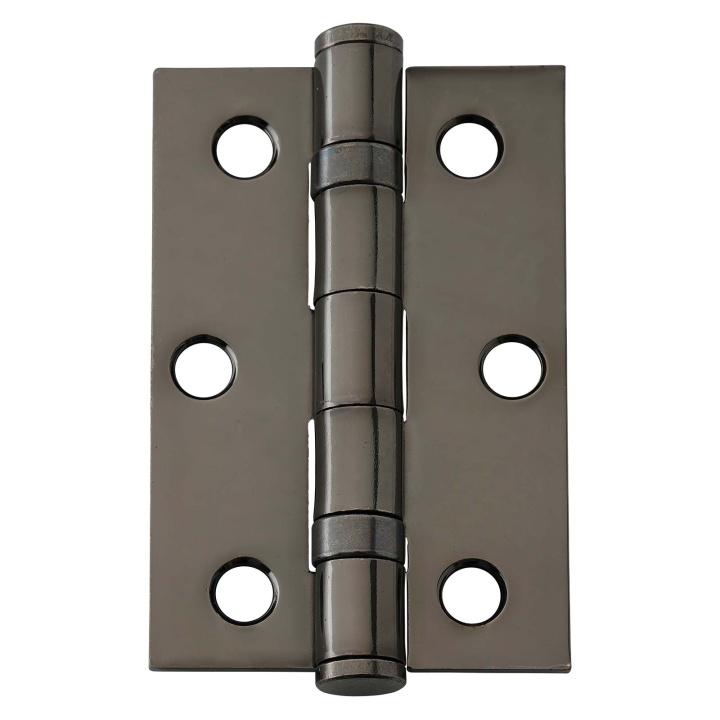 Black Nickel Ball Bearing Butt Hinges 75mm x 50mm Pack of 2