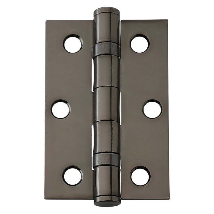 Black Nickel Ball Bearing Butt Hinges 100 x 75mm Pack of 2