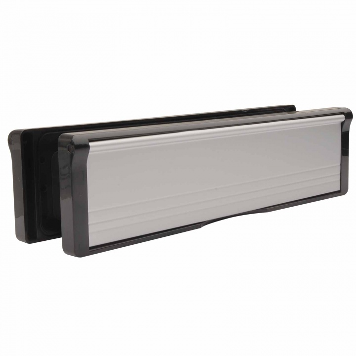 Standard 250mm Letter Plate Stain Chrome