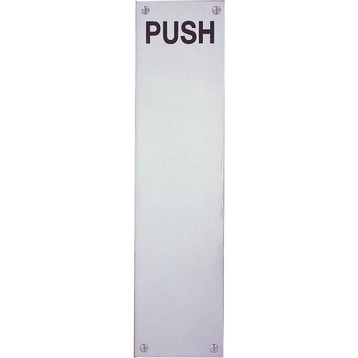 Push Finger Plate SAA 305 x 76mm