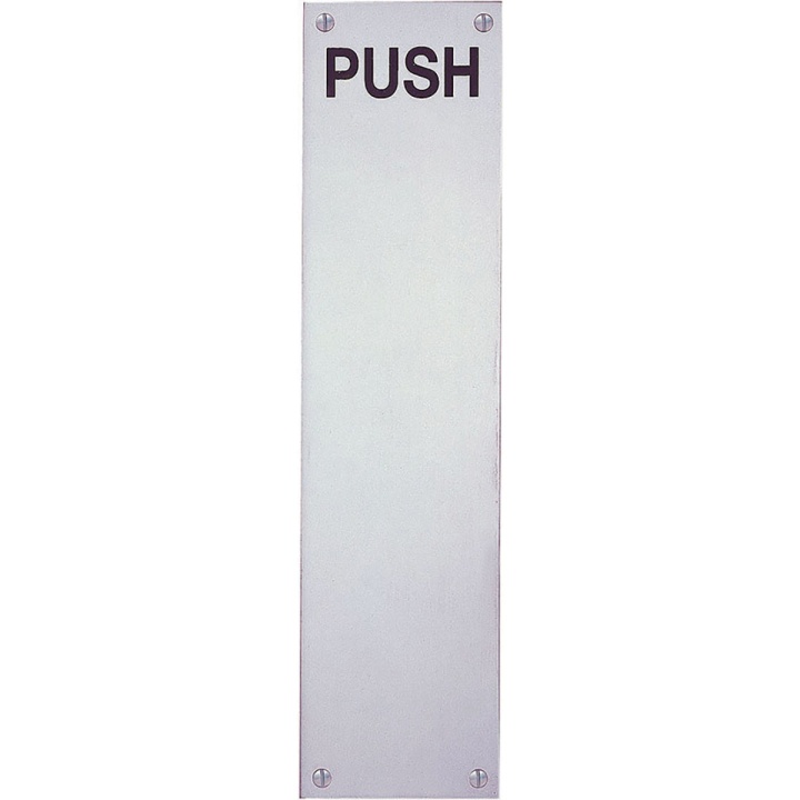 Push Finger Plate SAA 305 x 76mm
