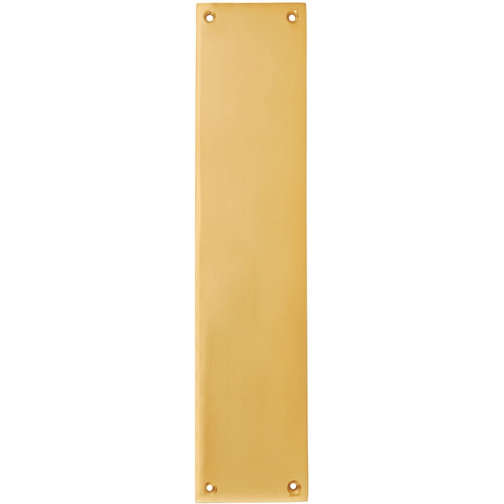 Finger Plate Polished Brass 292 x 95mm