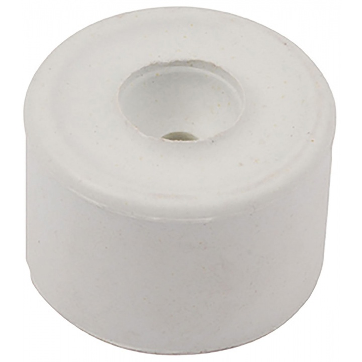 Rubber Doorstop White 35mm