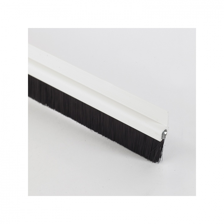 Brush Draught Strip White