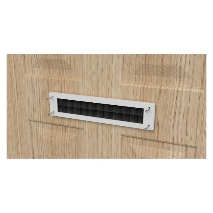 Stormguard PVC Brush Letterplate No Flap