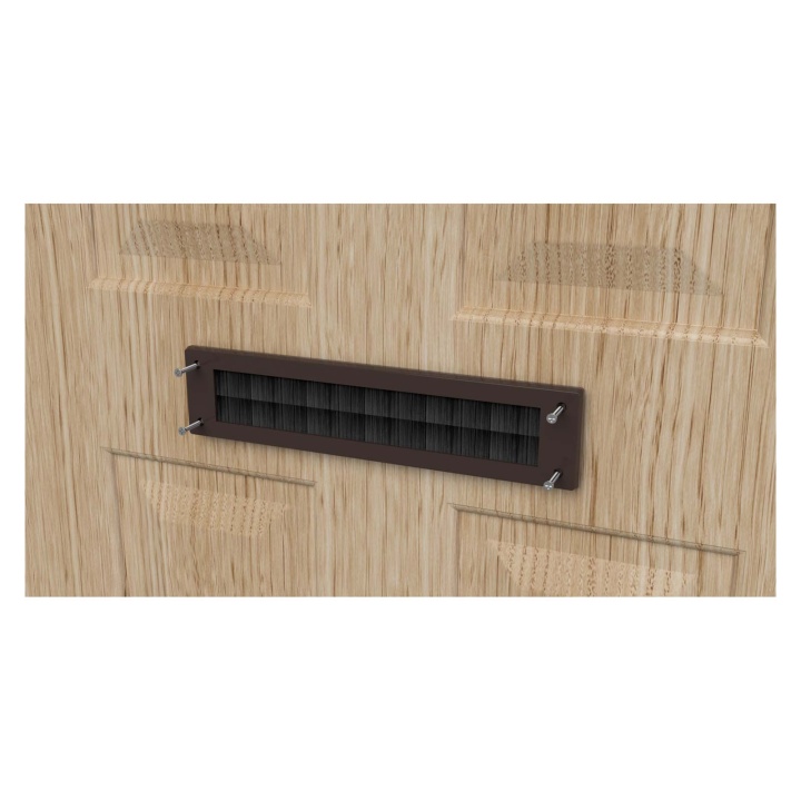Stormguard PVC Brush Letterplate No Flap