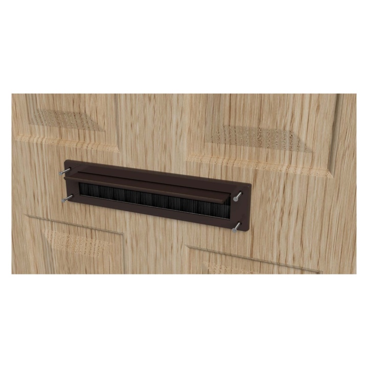 Stormguard PVC Brush Letterplate With Flap