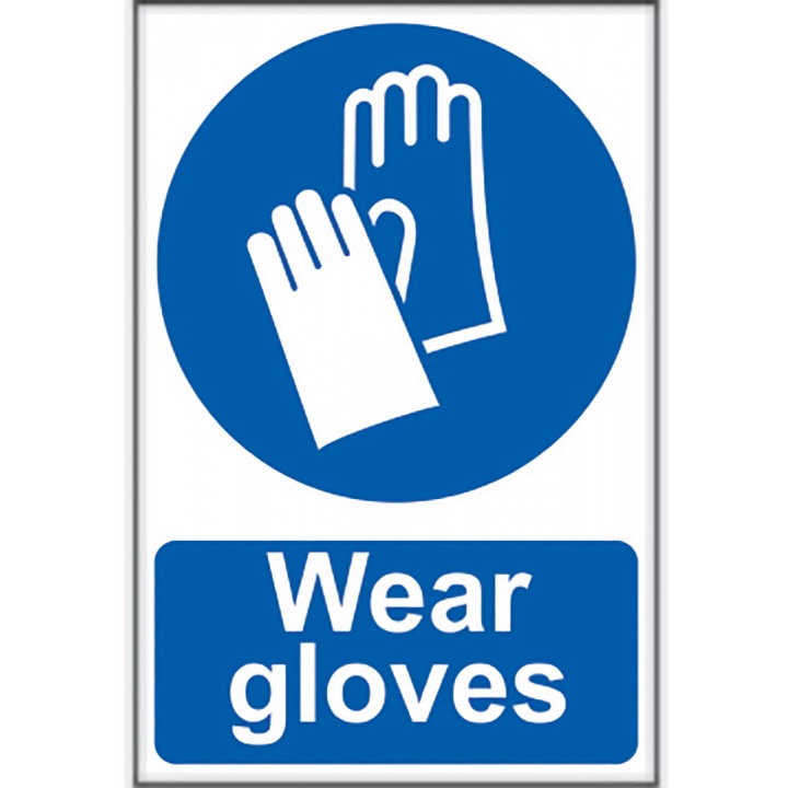Wear Gloves Sign 200 x 300mm