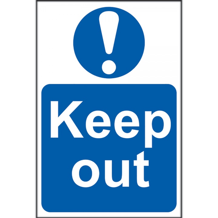 Keep Out Sign 400 x 600mm