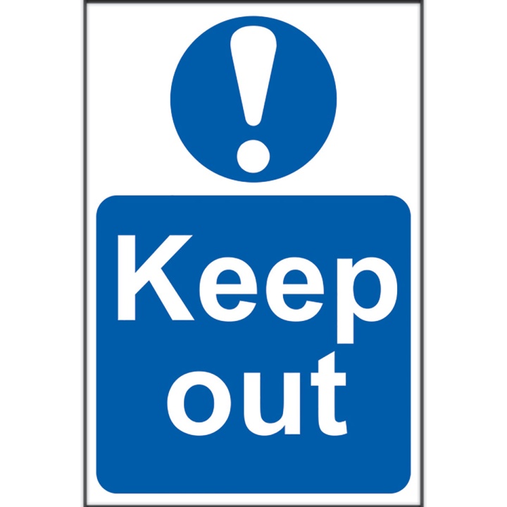 Keep Out Sign 400 x 600mm