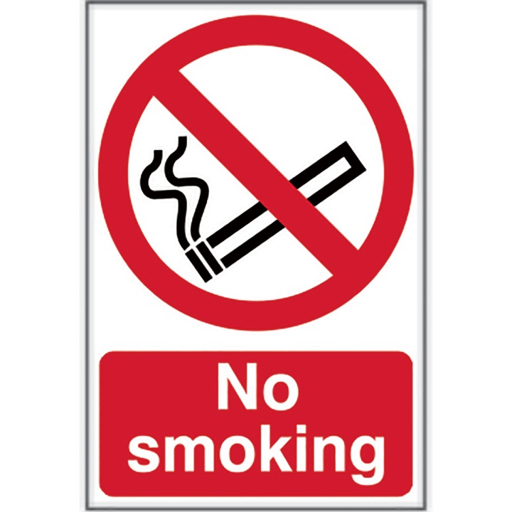 No Smoking Sign 400 x 600mm