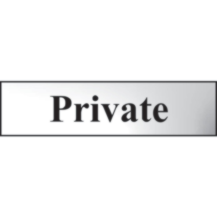 Private Sign 200 x 50mm