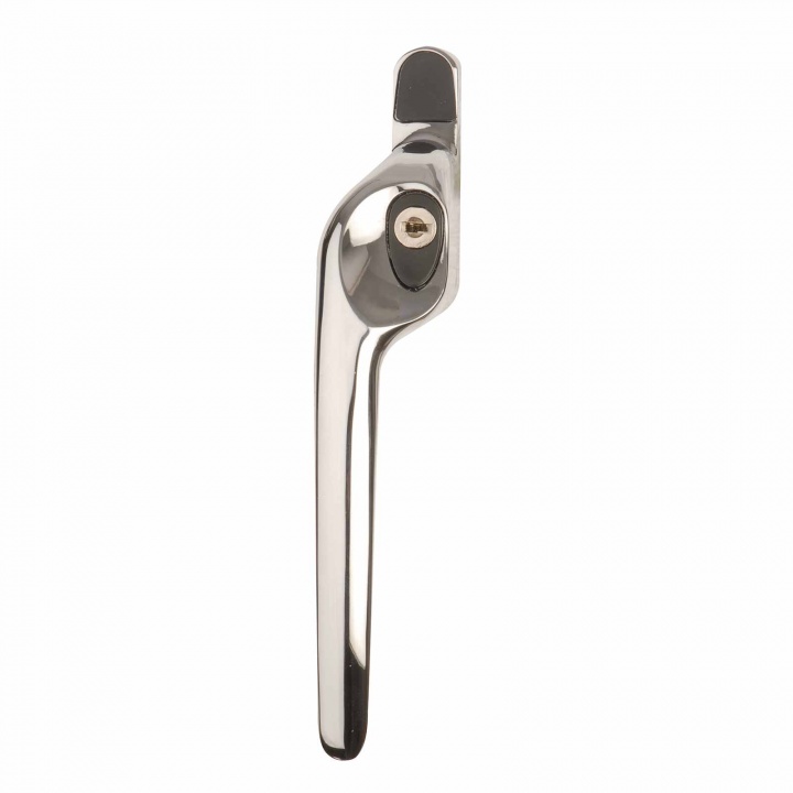 Left Offset Polished Chrome UPVC Window Handle