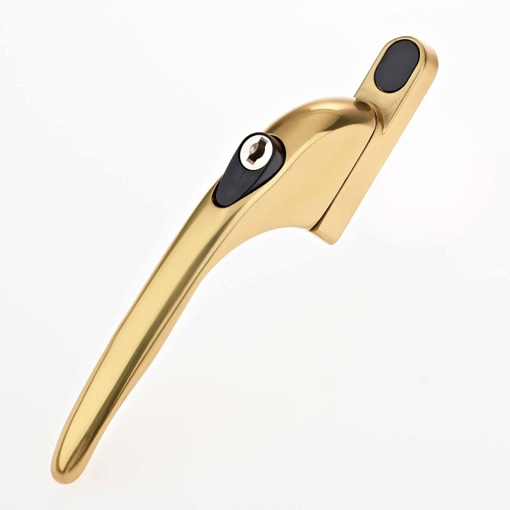 Yale Inline PVCu Window Handle Brass