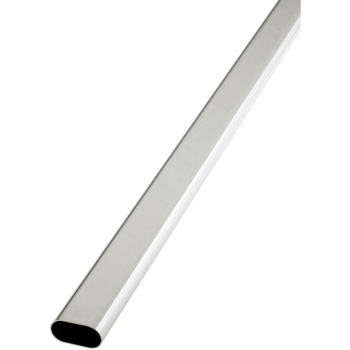 Colorail Oval Tube Chrome 30 x 15 x 910mm