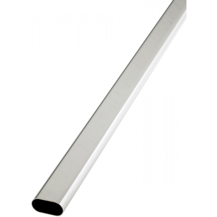 Colorail Oval Tube Chrome 30 x 15 x 1200mm