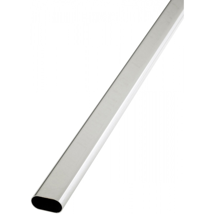 Colorail Oval Tube Chrome 30 x 15 x 1830mm
