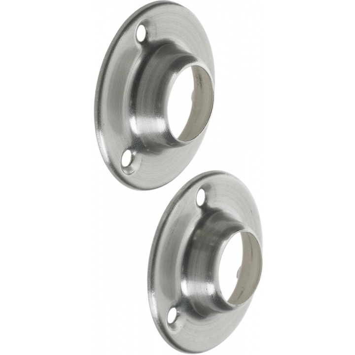 Colorail Deluxe Socket Brushed Nickel 25mm (Pk 2)