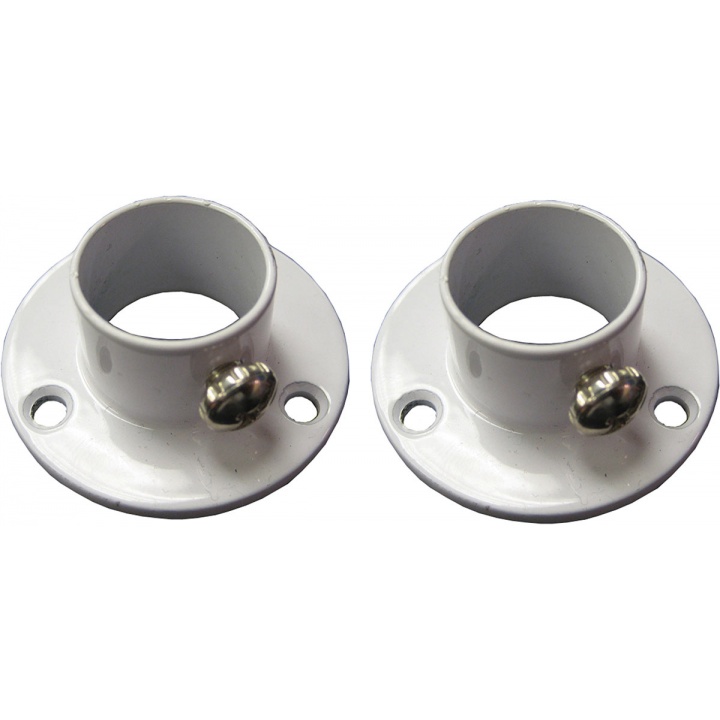 Colorail Super Deluxe Socket White 25mm Pk 2