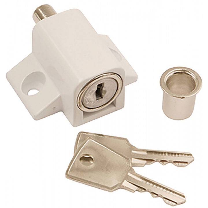 White Patio Door Lock