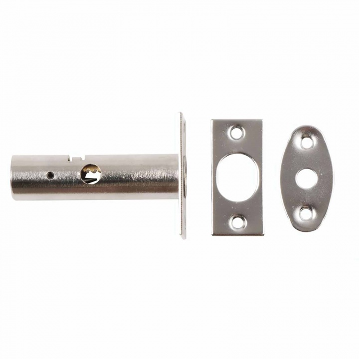 Security Door Bolt Polished Chrome Pack 2