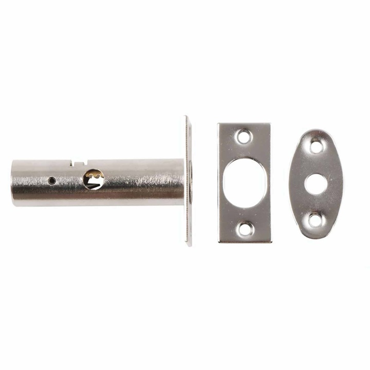 Security Door Bolt Polished Chrome Pack 2