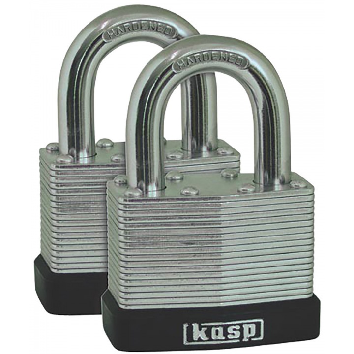 Kasp Keyed Alike Padlock Laminated 40mm (PK 2)