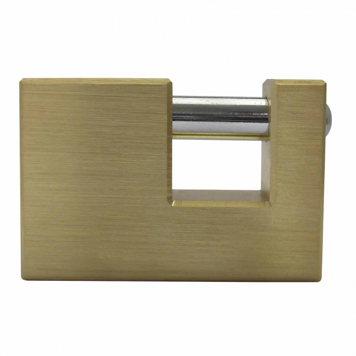 Dale Rectangular Brass Padlock 90mm
