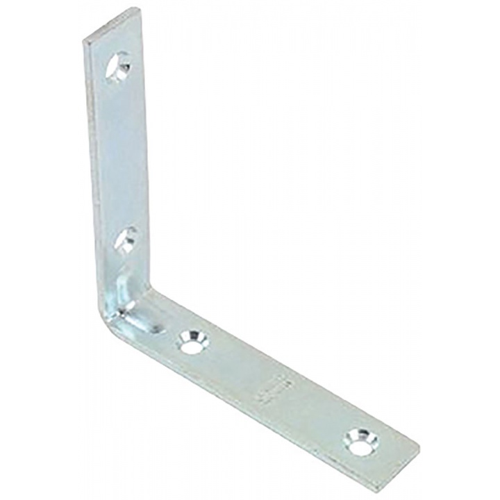 Corner Brace Zinc Plated 75mm (PK 6)
