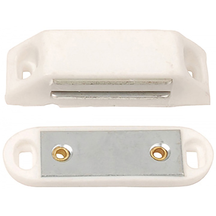 Magnetic Catch Twin White (PK 2)