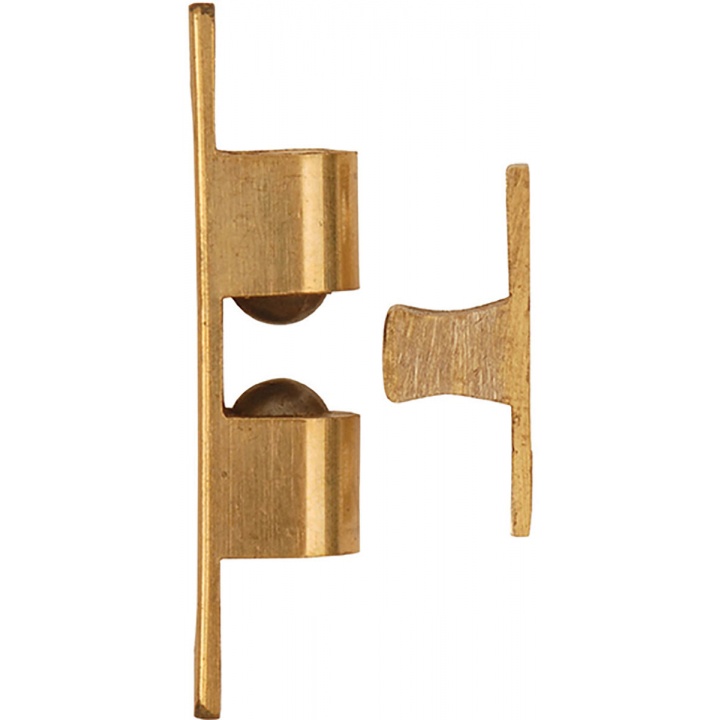 Double Ball Catch Brass 42mm