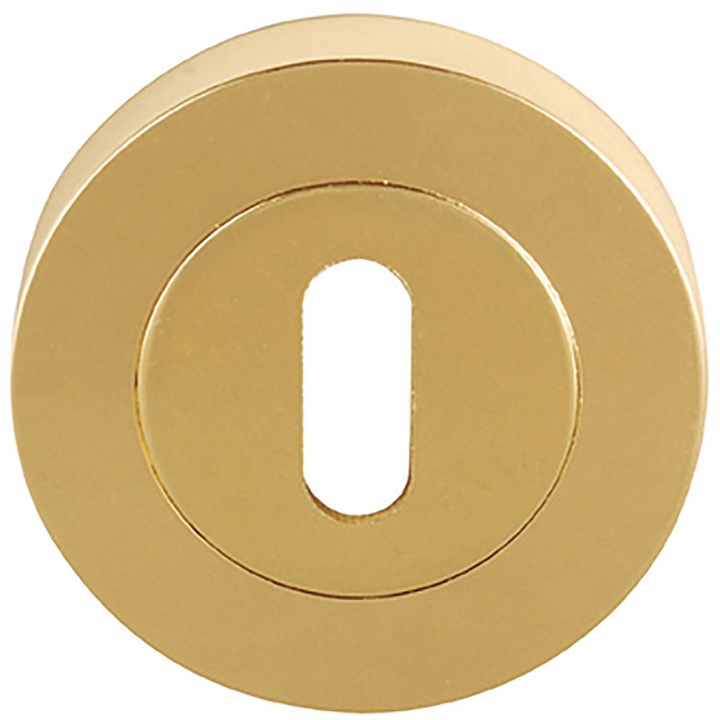 Keyhole Escutcheon Polished Brass