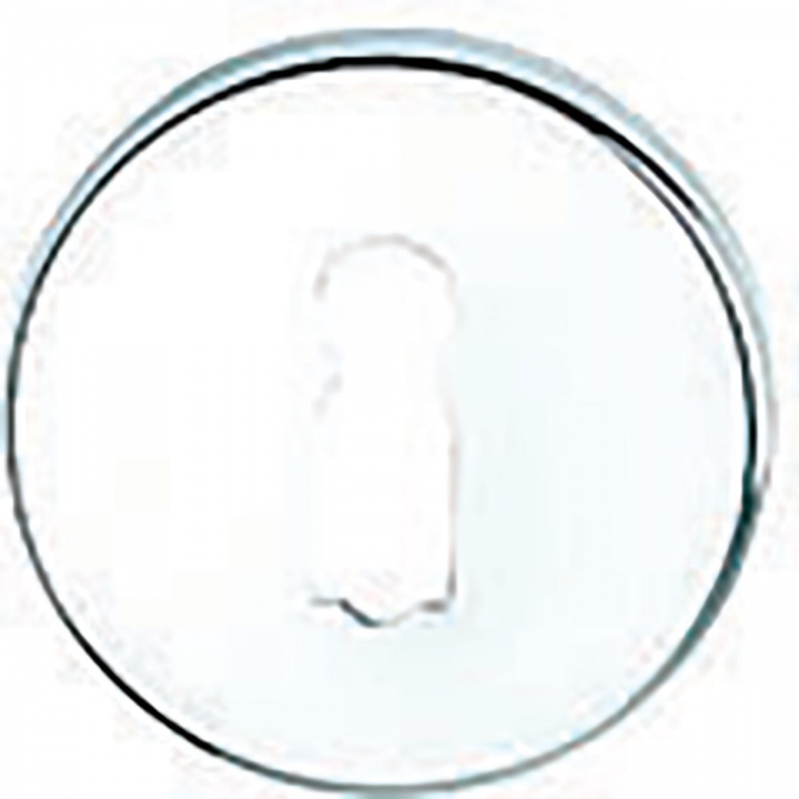 Keyhole Escutcheon Chrome Plated (PK 2)