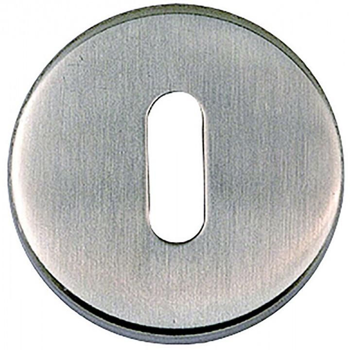 Keyhole Escutcheon Satin Stainless Steel