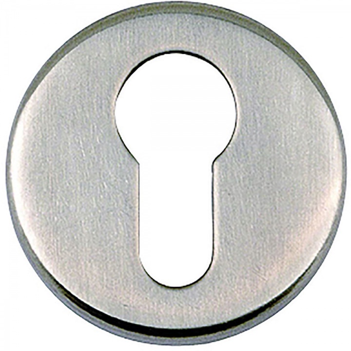 Euro Profile Escutcheon Satin Stainless Steel