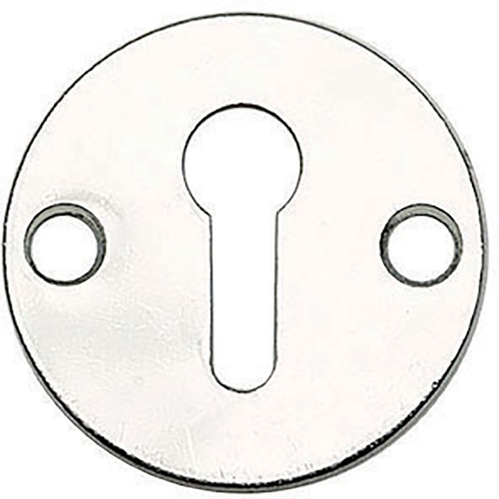 Victorian Escutcheon Open Door Polished Chrome (Pk 2)